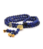 Lapis Lazuli Mala (8MM) + Free Chant A Mantra Booklet