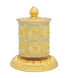 Golden Omani Padme Hum Prayer Wheel